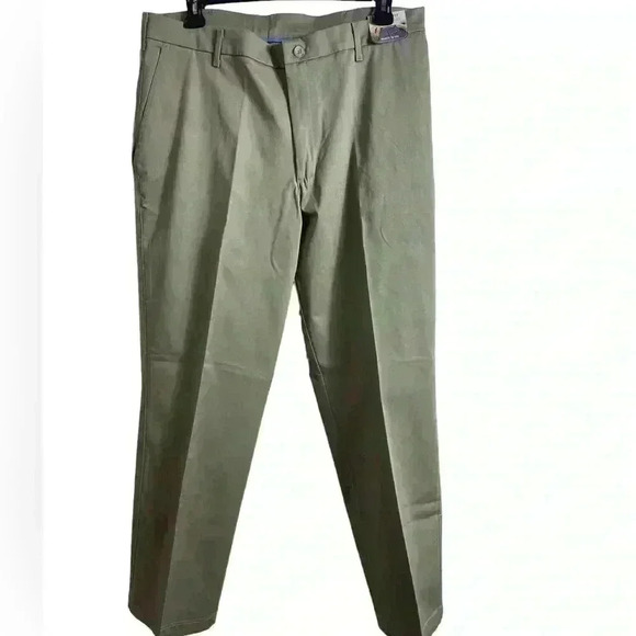 Wrangler NWOT Men’s No Iron Ultimate Khaki Straight Fit Pants Size 36X30 - Picture 2 of 9